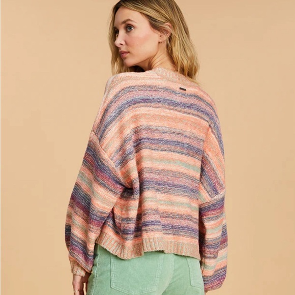 Billabong x The Salty Blonde Collab crewneck pullover cosy sweater - Picture 2 of 6